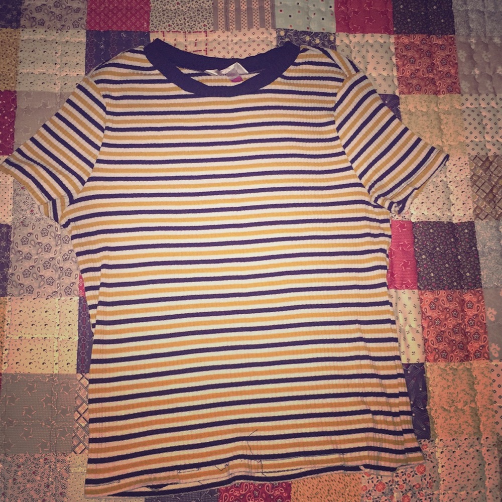 Multi-colored striped shirt